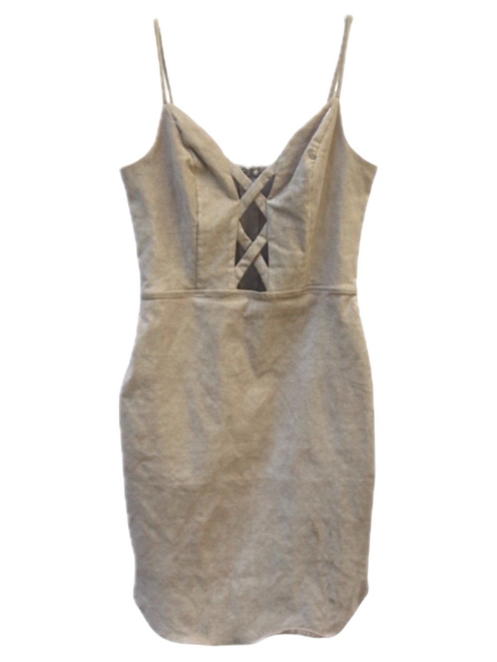 Charlotte Russe Beige Mini Dress